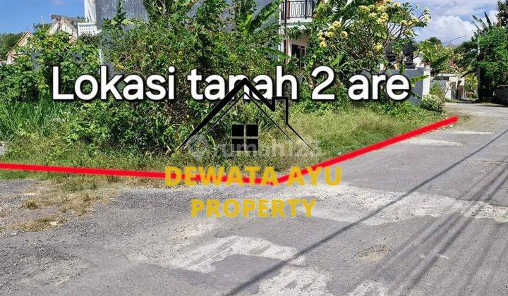 LAHAN LUAS 200M2 DIAP BANGUN LINGKUNGAN VILLA DI KERTALANGU 1