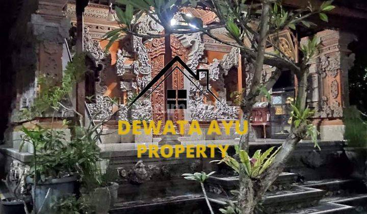RUMAH STYLE BALI LAHAN 415M2 5 KAMAR HALAMAN LUAS DI KERTA DALEM 2