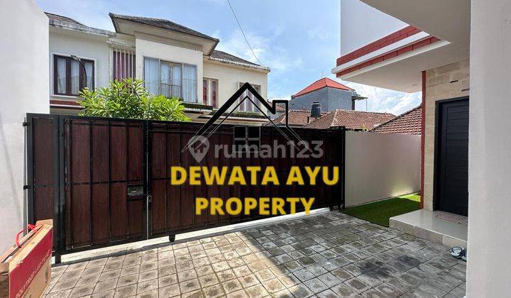 Villa 4 Kamar Furnished One Gate System View Sawah Di Kerobokan 2