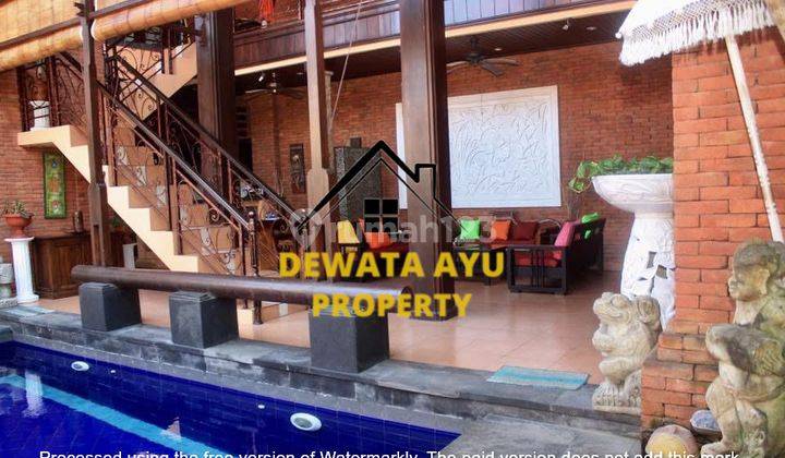 VILLA MINIMALIS 3 KAMAR LAHAN 300M2 FURNISHED DI KUTAT LESTARI 1