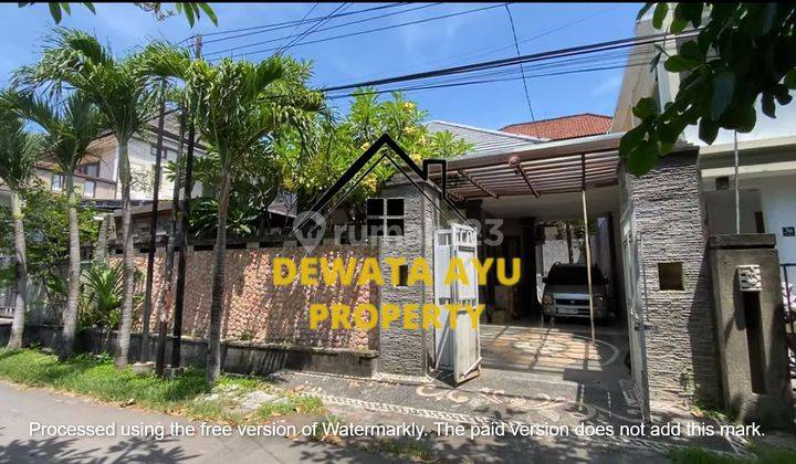 Rumah 2 Kamar Lahan 230M2 Akses Jalan 8 Meter Di Tukad Batanghari 1