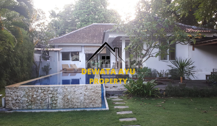VILLA SEWA TAMAN LUAS 4 KAMAR LAHAN 11 ARE FURNISHED DI SANUR  2