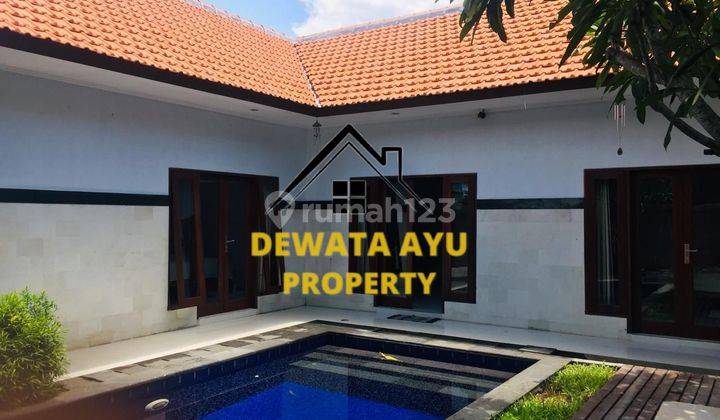 1 Floor 2 Bedroom Furnished Villa Quiet Location In Sanur 1