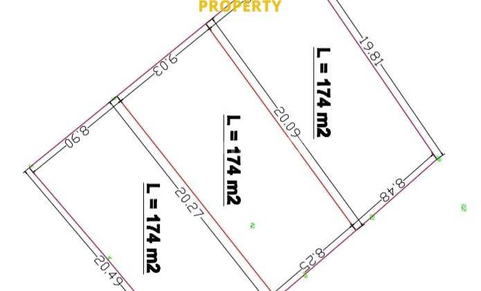 Lahan Kavlingan Sisa 1 Unit Luas 174M2 Lingkungan Villa Di Sanur 1