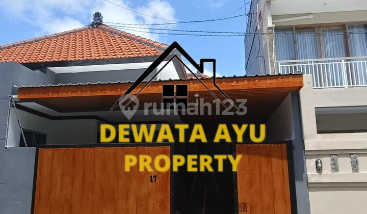 RUMAH JUAL 1 LANTAI 2 KAMAR LAHAN 1 ARE LOKASI PENYARINGAN SANUR