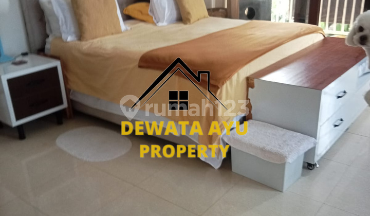 VILLA LEASEHOLD 17 TAHUN 2 LANTAI 3 KAMAR FURNISHED DI KUTAT LESTARI