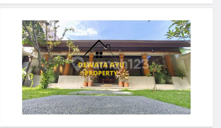 VILLA DEKAT PANTAI SEGARA SANUR 3 KAMAR FURNISHED TAMAN LUAS