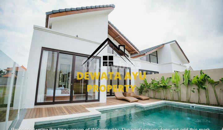 Villa Brand New 2 Bedrooms Land 200M2 Furnish View Rice Fields In Ubud 1