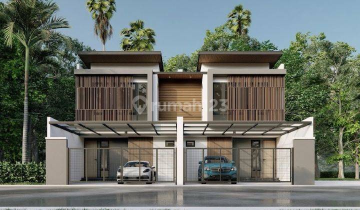 Rumah Modern Tropical 2 Lantai Baru SHM di Sutorejo Timur 1