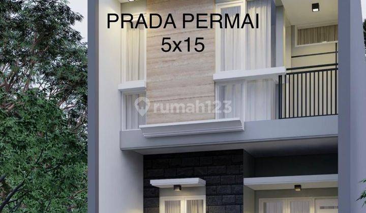 Rumah Minimalis 2 Lantai Baru SHM di Prada Permai 1