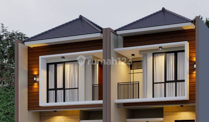 Rumah Minimalis 2 Lantai Baru SHM di Mulyosari Utara 1