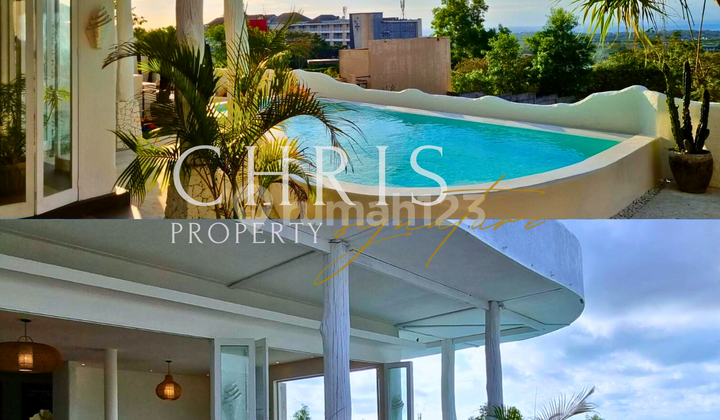 Villa Mewah Gwk dengan Rooftop Jacuzzi & View Bandara | Freehold