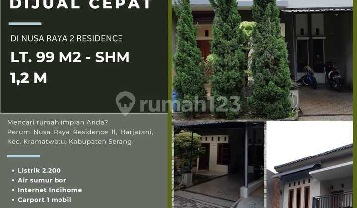 Hunian Bagus 2 Lantai Nusa Raya 2 Residence 1