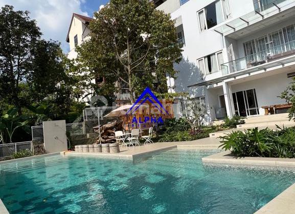 Villa House for Sale in Dago Resort Bandung with Swimming Pool 2