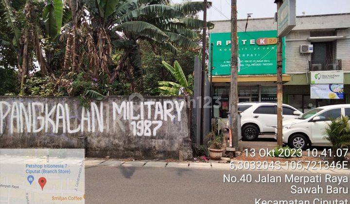 Tanah Kavling Murah Cocok Bangun Ruko JL Merpati Raya Sawah Baru 2