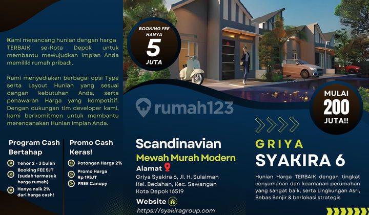 Rumah Murah Harga Promo 200jta Di Sawangan Depok  2