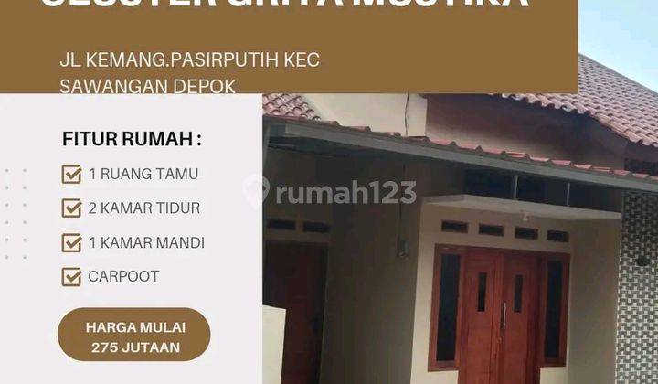 Rumah Reddy 200jtaan Dlm Komplek Ramai D Sawangan Depok 1