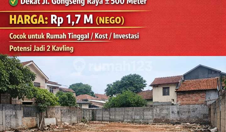 Investasi Tanah Lokasi Strategis & Premium di Kalisari, Jakarta Timur