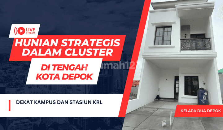 Lokasi Strategis Cluster Mewah 2 Lantai Di Kelapa Dua, Depok 1