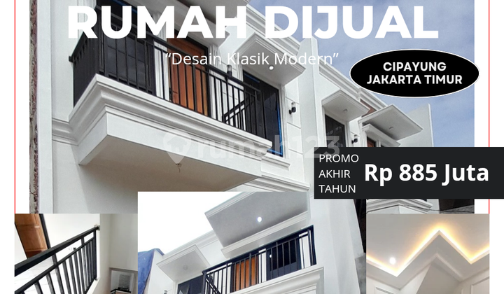 Hunian Dalam Cluster Kamar Siap Huni di Setu Cipayung, Jaktim