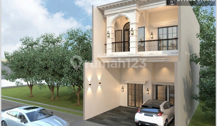 Rumah Baru Carport 2 Mobil, 3 Menit ke Tol Tb Simatupang, Bs KPR