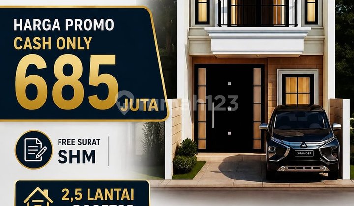 Harga Promo Cash Cluster Akses Dua Mobil