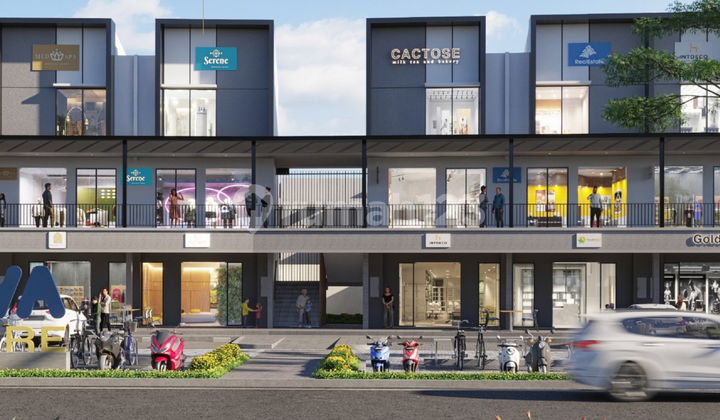 Ruko 3 Lantai Balkon Alfresco di Harapan Indah Bisnis Naik Level