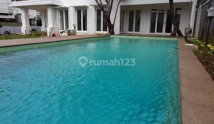 Rumah Cantik 3 Lt Puri Mutiara Kemang 4+3 Kt Tanah Luas 01.2024 2