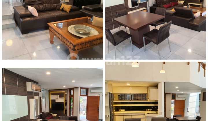 For Rent :Rumah 2Lt Di Gandaria LT/LB:250 3+1BR , 2+1KM//07.2024 2