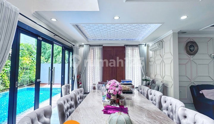 Rumah Semi Furnished Dengan Private Pool 3 Lantai Di Bsd City Rumah Semi Furnished Dengan Private Pool 3 Lantai Di Bsd City