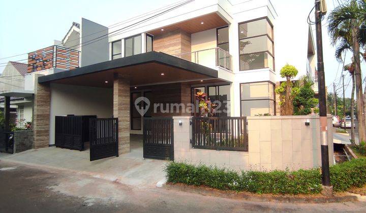 Rumah Mewah Minimalis Hoek 2 Lantai Di Sektor 9 Bintaro Jaya  1