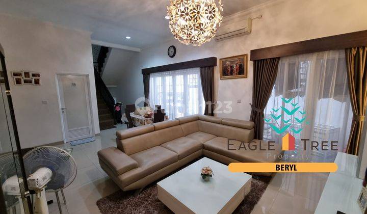 Rumah Bagus 2 Lantai Siap Huni Shm Barat Daya Di Puri Bintaro 2