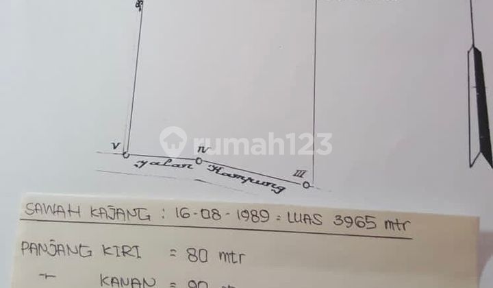 Tanah di Mojorejo Junrejo Batu SHM 8