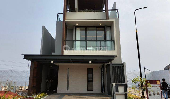 Rumah Modern 3lt Di Jual Lokasi Dekat Toll Karang Tengah  1