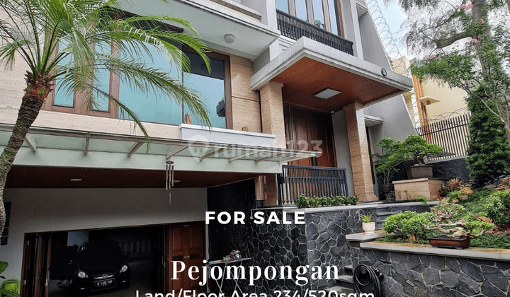 For sale rumah minimalis modern fully furnished di pejompongan jakpus 1