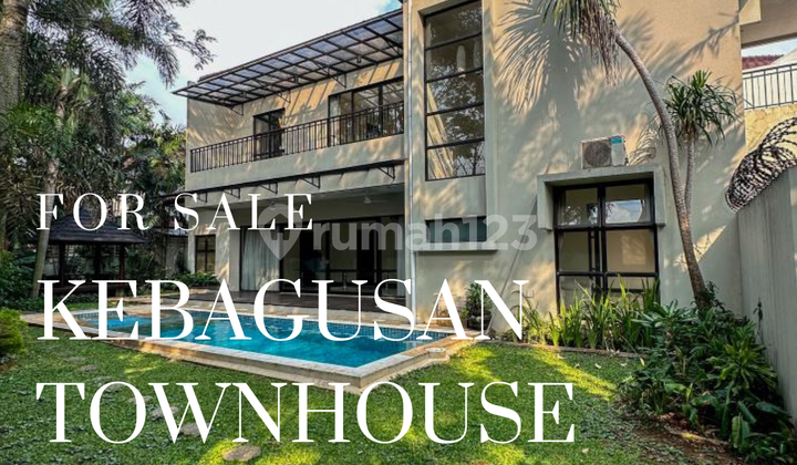 Rumah modern siap huni di Kebagusan townhouse