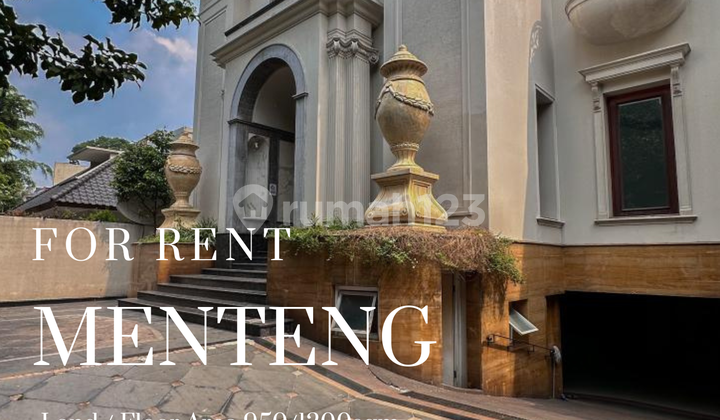 Rumah modern classic siap huni di menteng jakpus