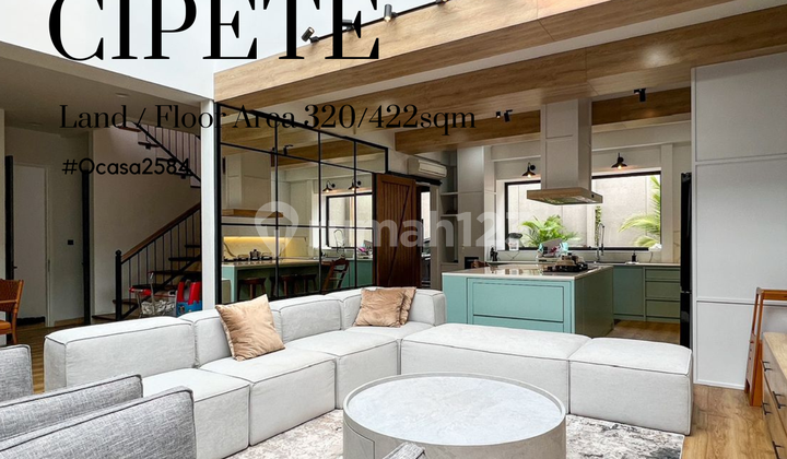 Rumah mewah full furnished di cipete jaksel