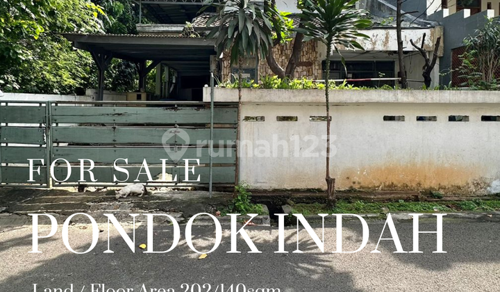 Rumah hitung tanah di pondok indah jaksel