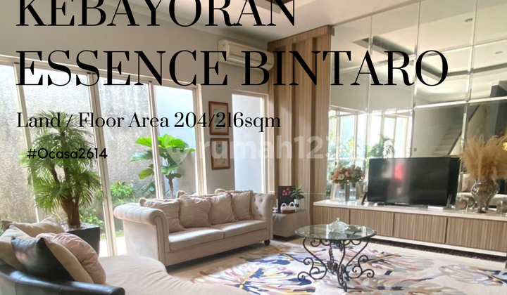 Modern house in a peaceful location at Kebayoran Residence Bintaro.