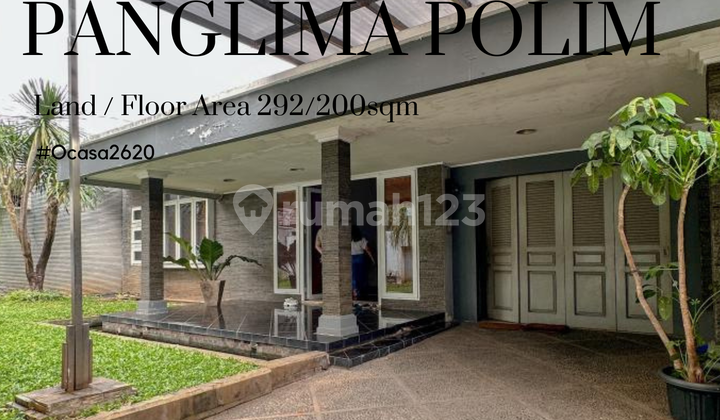 Ready-to-occupy house in Panglima Polim, South Jakarta