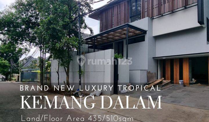 Rumah modern minimalis siap huni di kemang jaksel 1