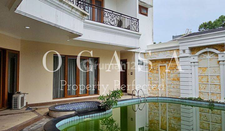 Rumah siap huni private swimming pool di pondok indah jaksel 2