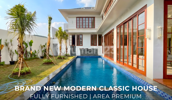 Rumah Baru Mewah Modern Klasik Siap Huni Prime Area Kemang Dalam