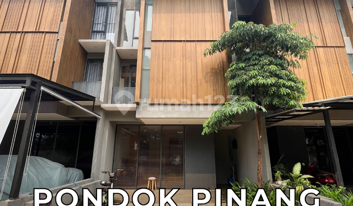 Brand New Modern Tropical Townhouse 3 Lantai di Pondok Pinang