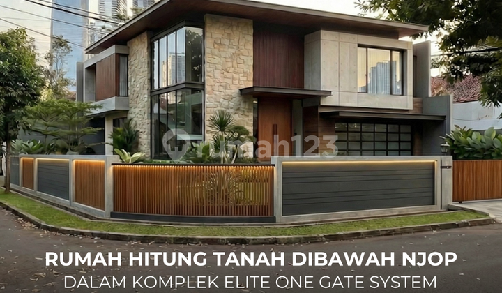 Rumah Tua Hitung Tanah Dibawah NJOP Posisi Hook di Mega Kuningan