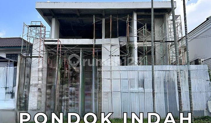 Cheap Sale House in Progress 70% Land Calculation in Pondok Indah