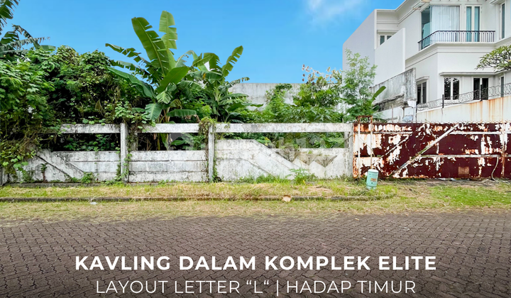 Kavling Layout Letter L Dalam Komplek Elite Intercon Kebon Jeruk