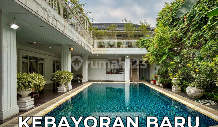 Ready-to-Occupy Semi-Furnished House in a Premium Location at Kebayoran Baru