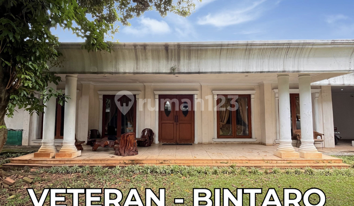 Rumah Klasik 1 Lt. Lahan Luas di Komersial Area Veteran - Bintaro